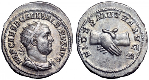 balbinus roman coin antoninianus